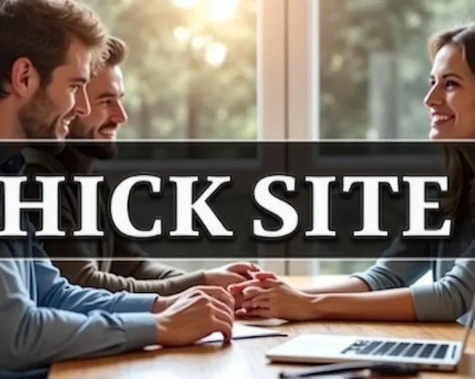 The image shows a clear, simple website design for selling a home without an agent.